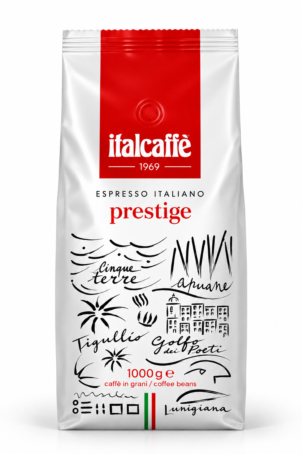 Кофе в зернах ITALCAFFE Prestige (1 кг)